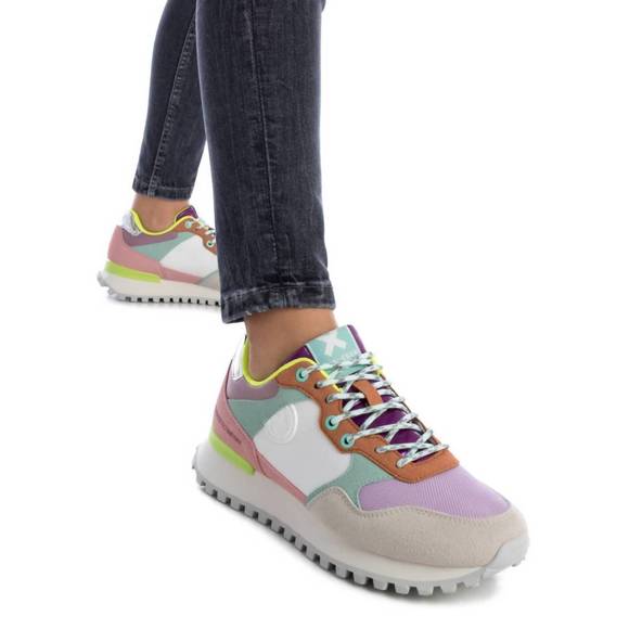 NEW XTI women's textile sneakers in multicolor - Picture 3 of 3